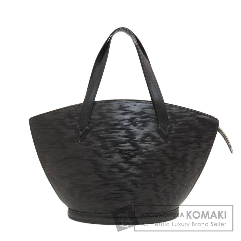 Louis Vuitton Saint Jacques Noir Black Tote Bag Epi Leather